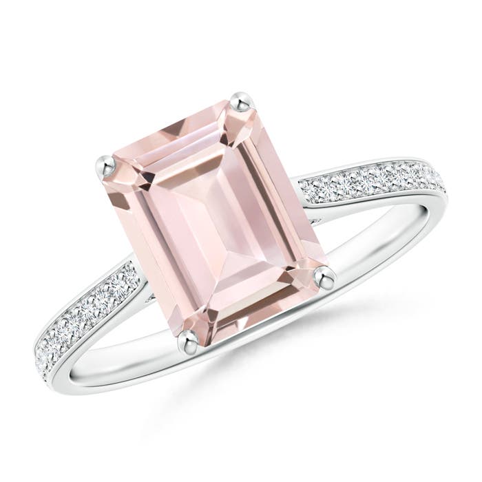 AA - Morganite / 2.17 CT / 14 KT White Gold