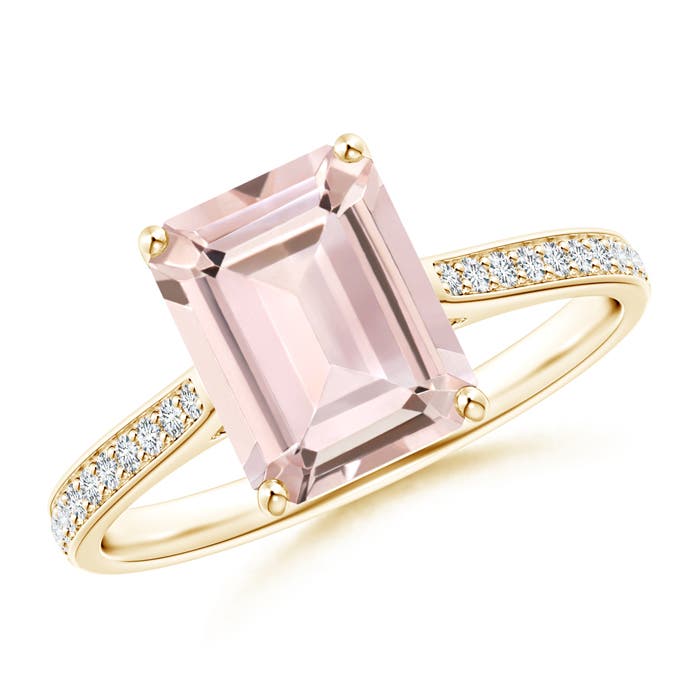 AA - Morganite / 2.17 CT / 14 KT Yellow Gold