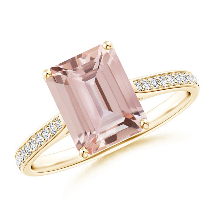 AAA - Morganite / 2.17 CT / 14 KT Yellow Gold