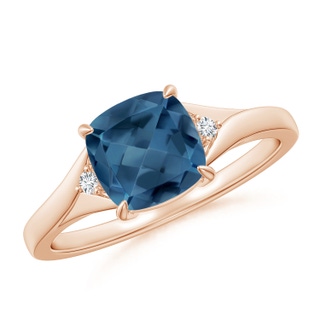 Cushion A London Blue Topaz