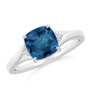 Cushion AA London Blue Topaz
