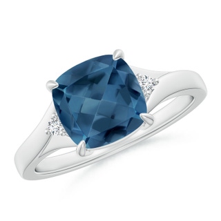 Cushion A London Blue Topaz