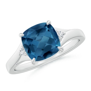 Cushion AA London Blue Topaz