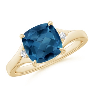 Cushion AA London Blue Topaz