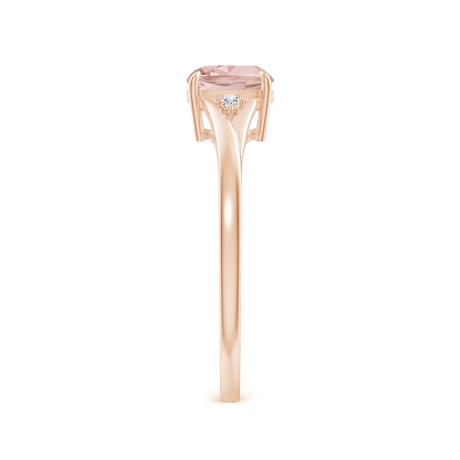 AA - Morganite / 0.77 CT / 14 KT Rose Gold