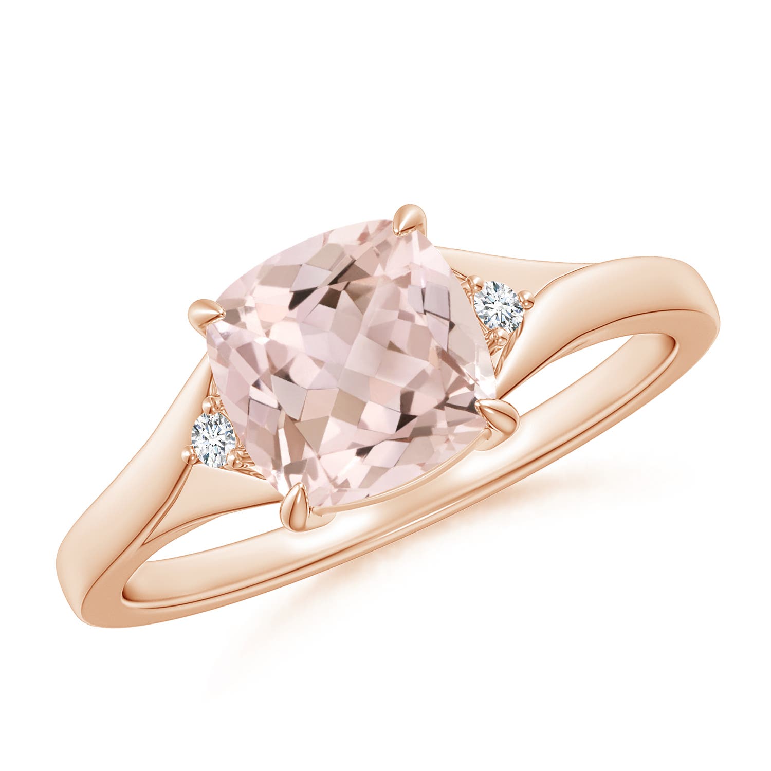 A - Morganite / 1.23 CT / 14 KT Rose Gold