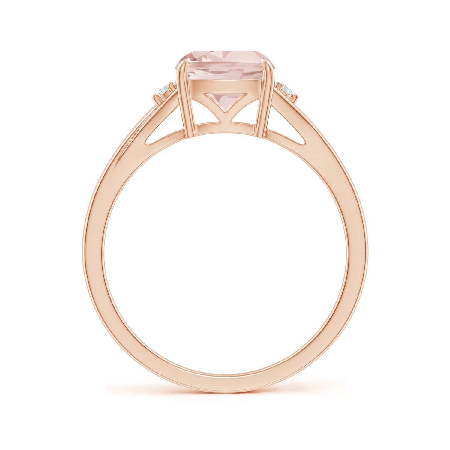 A - Morganite / 1.23 CT / 14 KT Rose Gold