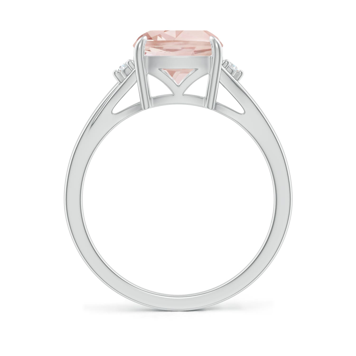 A - Morganite / 1.84 CT / 14 KT White Gold