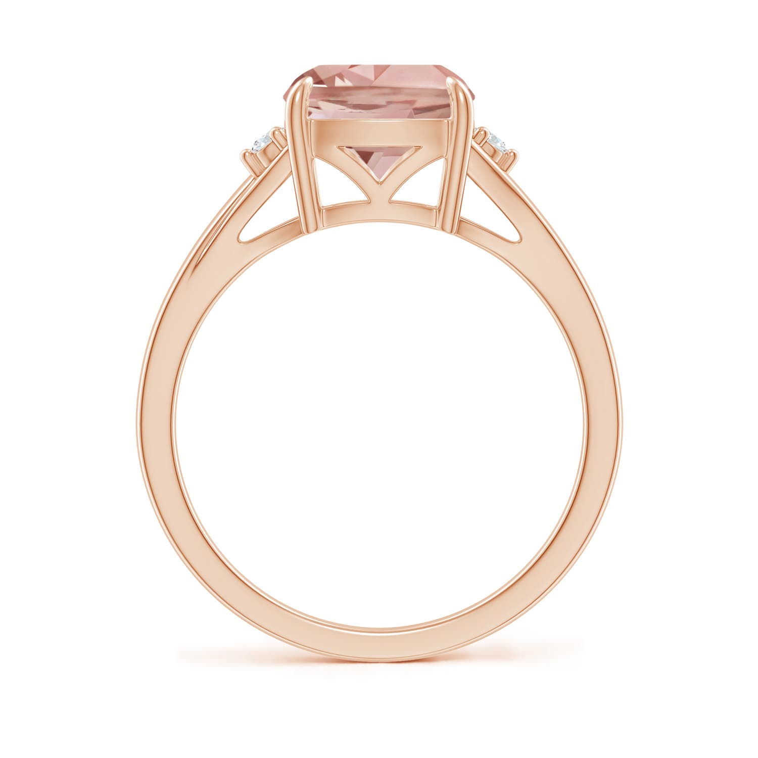 AAAA - Morganite / 1.84 CT / 14 KT Rose Gold