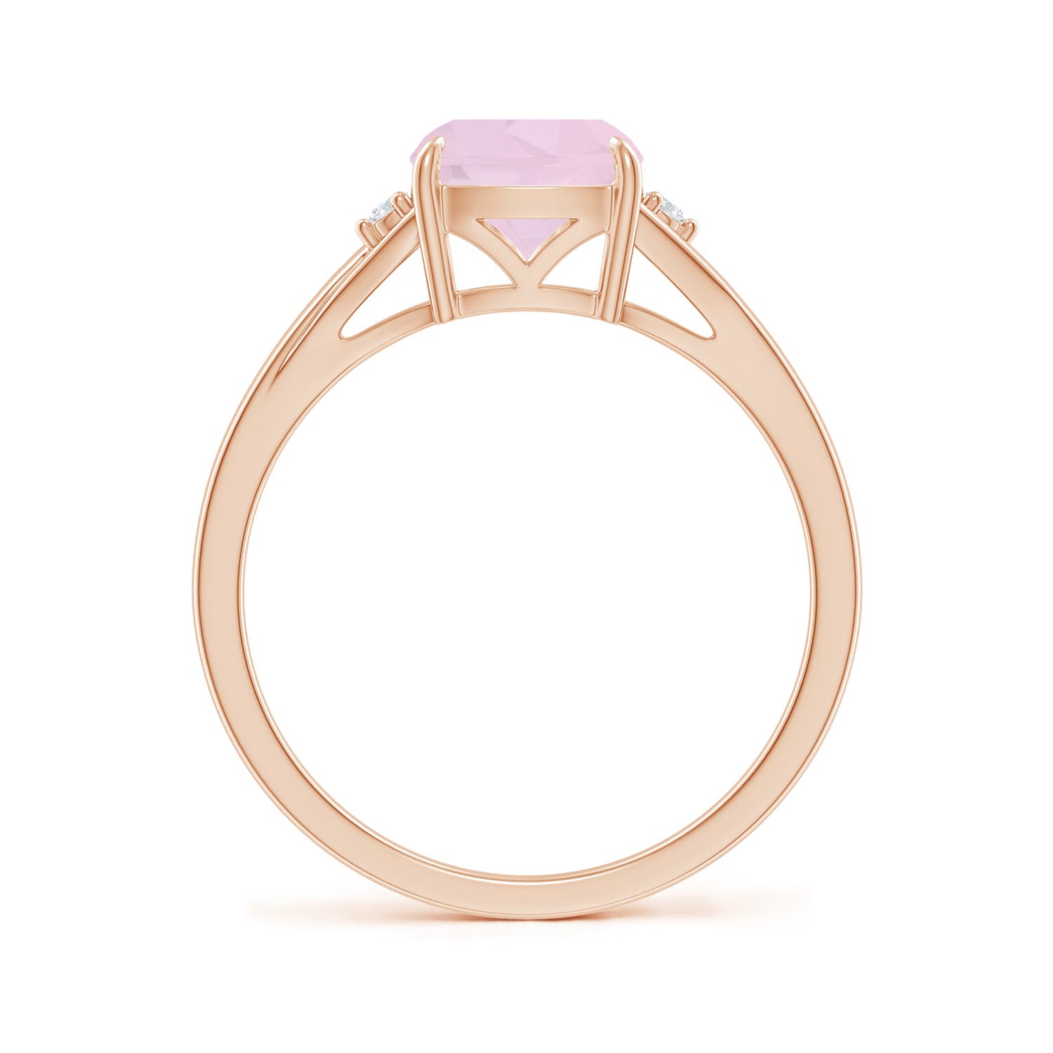 AA - Rose Quartz / 1.53 CT / 14 KT Rose Gold