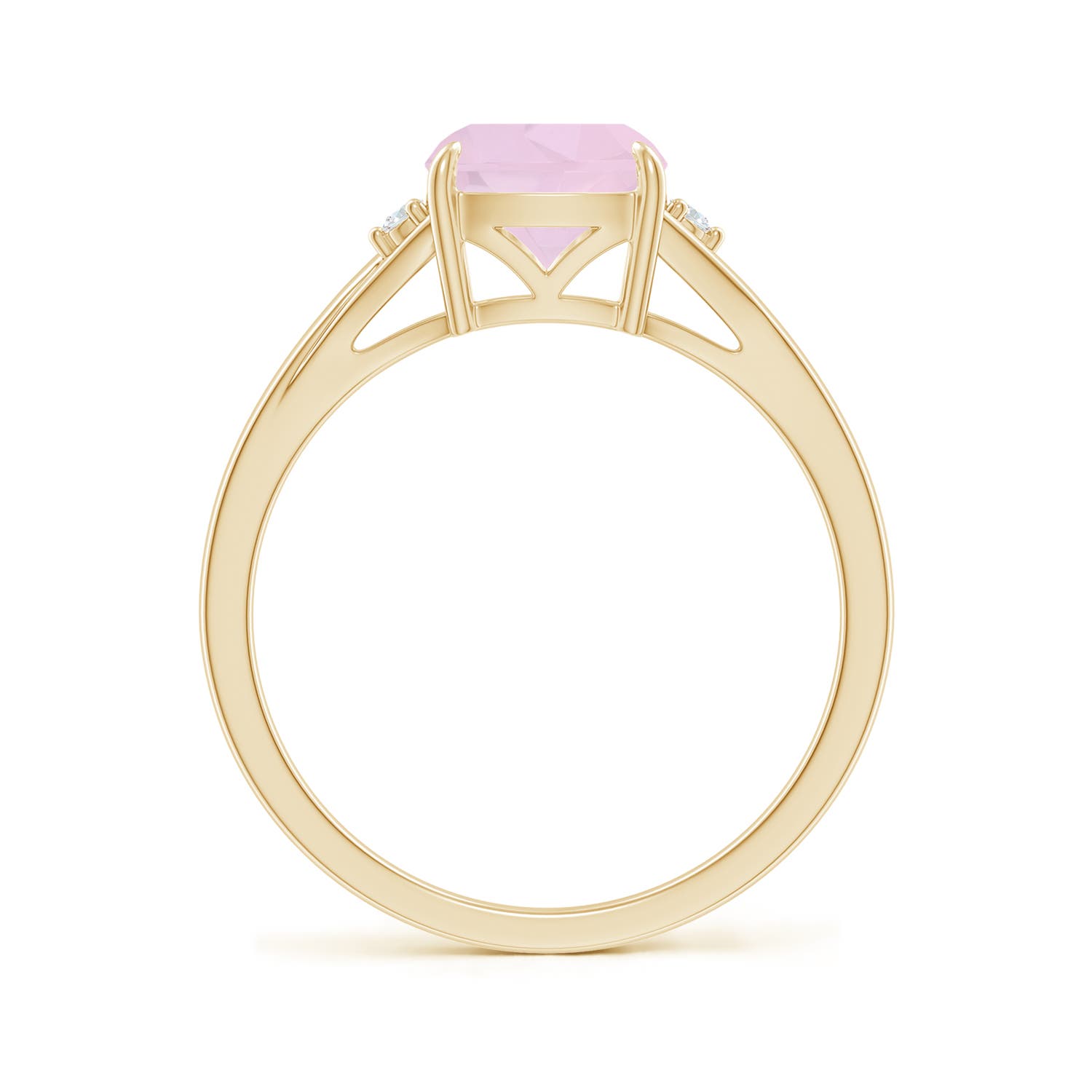 AA - Rose Quartz / 1.53 CT / 14 KT Yellow Gold