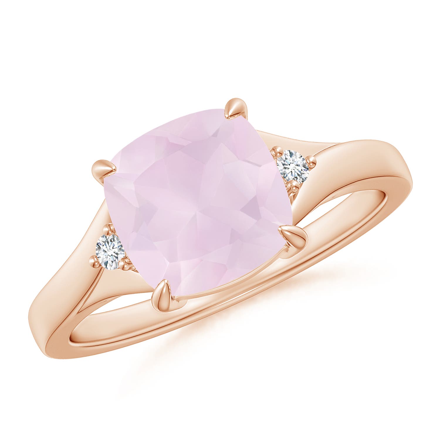 A - Rose Quartz / 1.94 CT / 14 KT Rose Gold