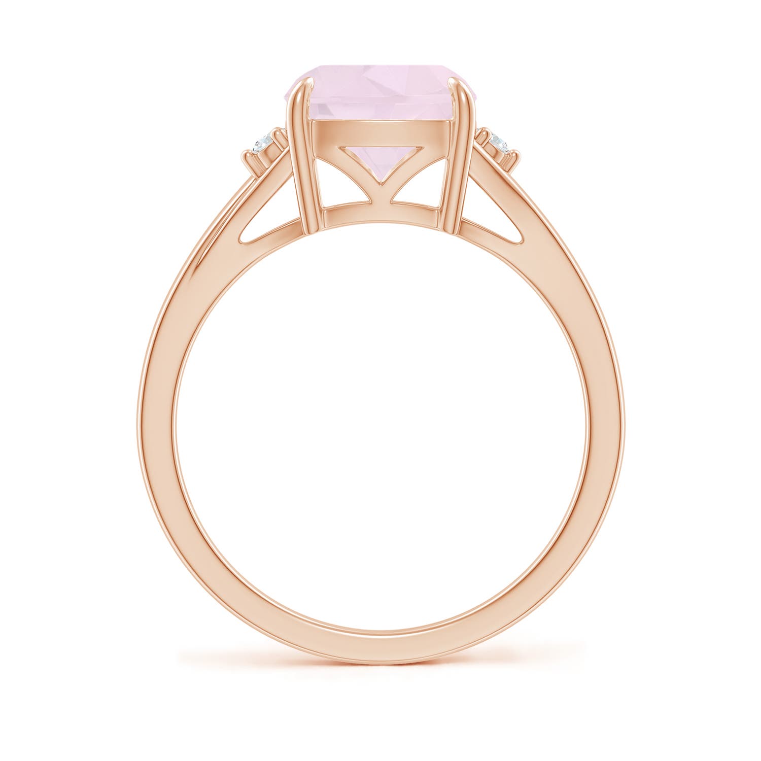 A - Rose Quartz / 1.94 CT / 14 KT Rose Gold