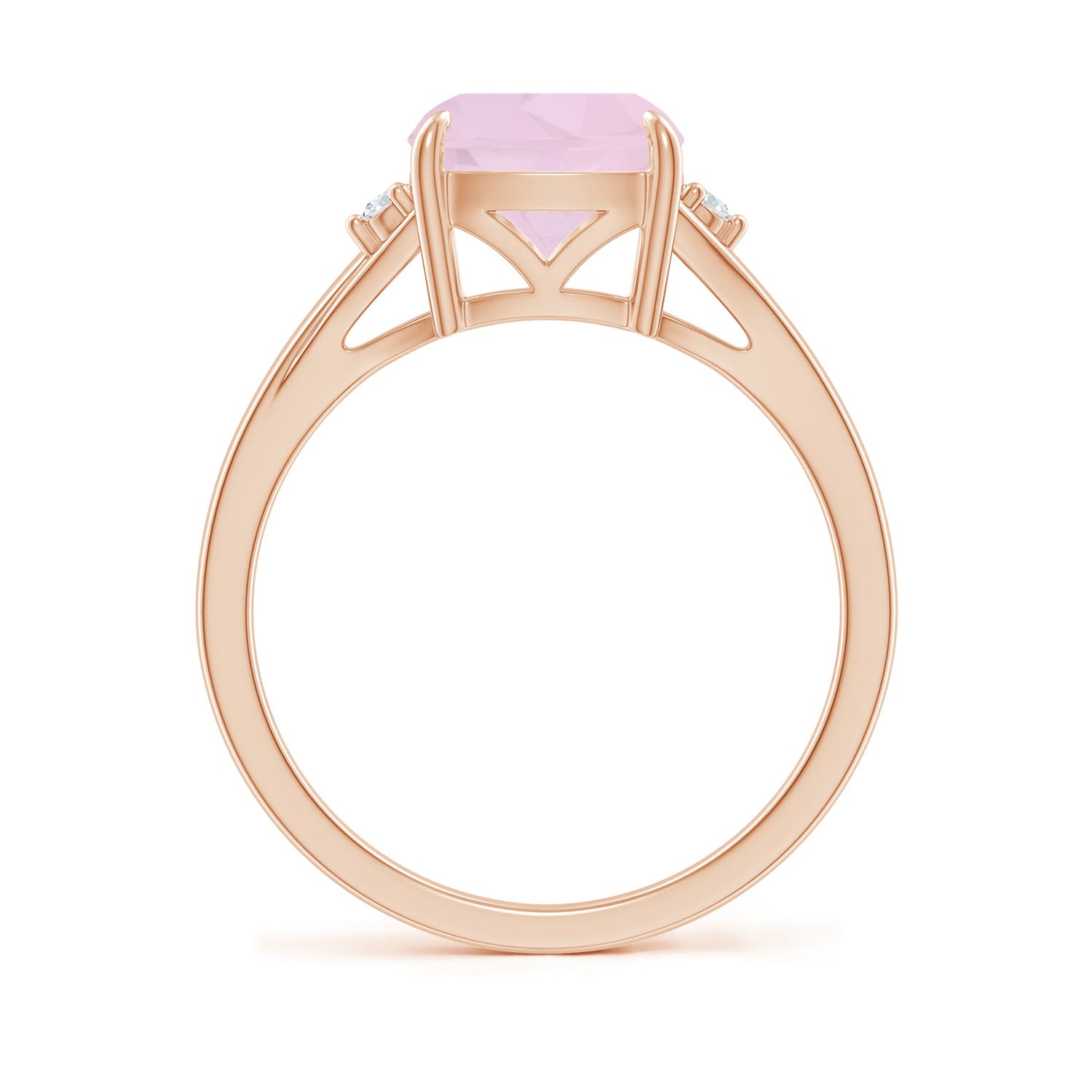 AA - Rose Quartz / 1.94 CT / 14 KT Rose Gold