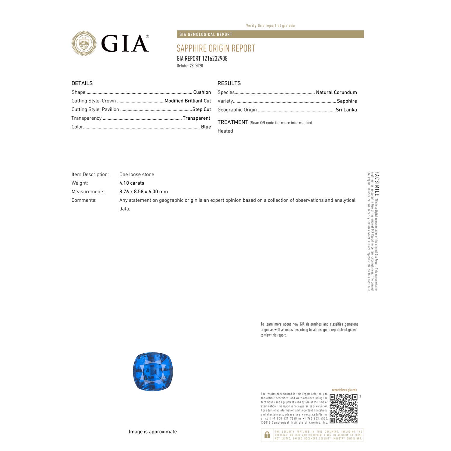 SR1256SD_H GIA_Certificate - certificate