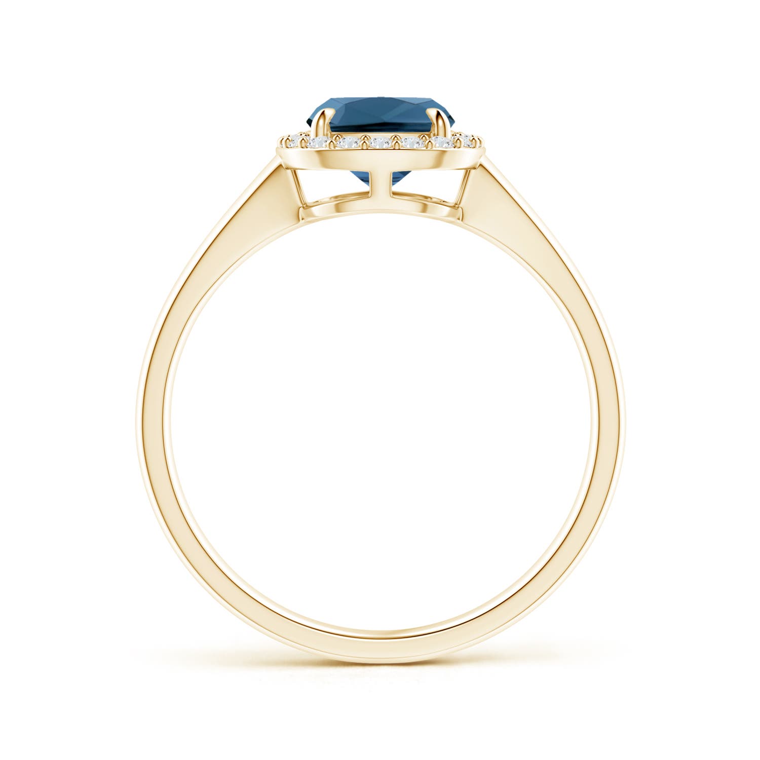 AA - London Blue Topaz / 1.73 CT / 14 KT Yellow Gold