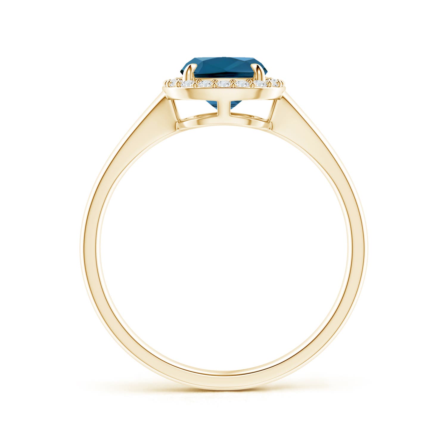 AAA - London Blue Topaz / 1.73 CT / 14 KT Yellow Gold