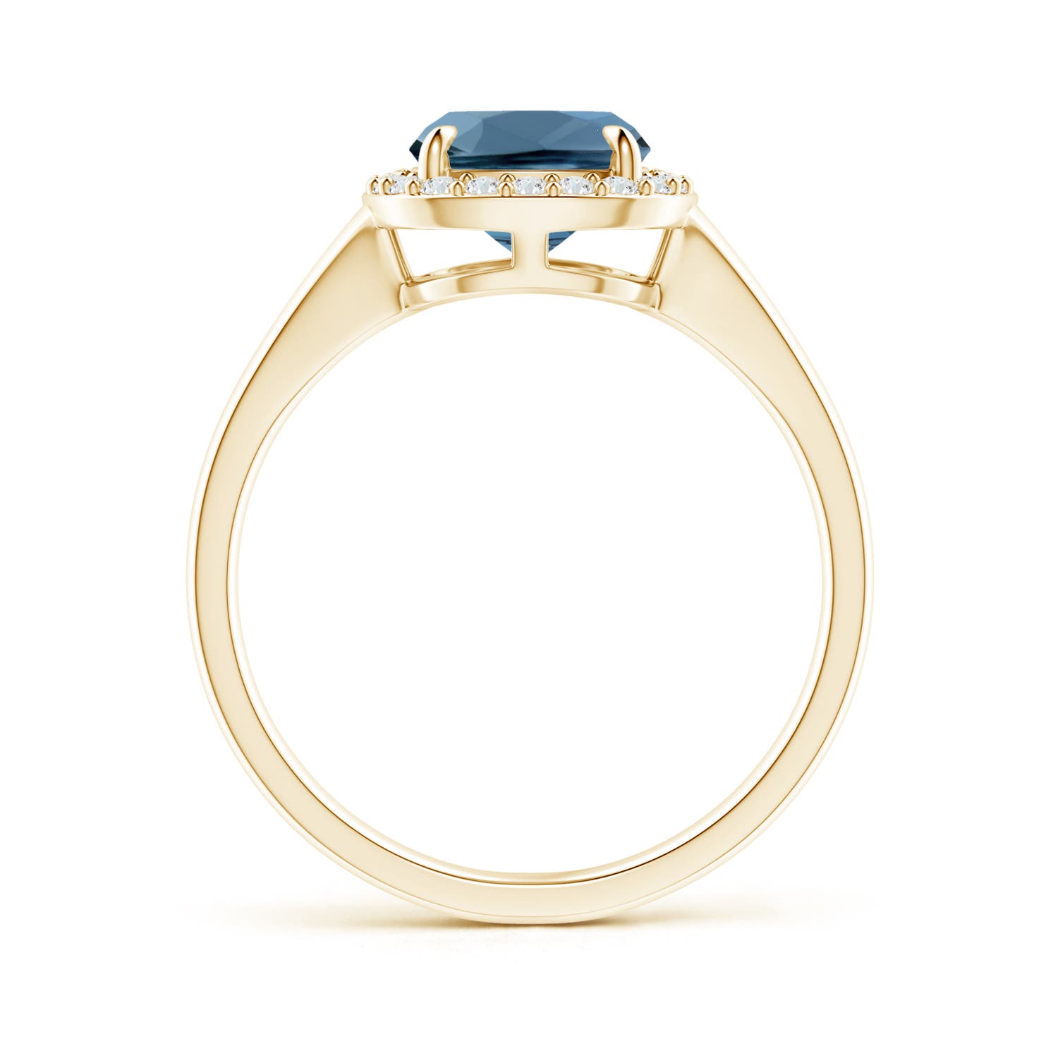 A - London Blue Topaz / 2.39 CT / 14 KT Yellow Gold