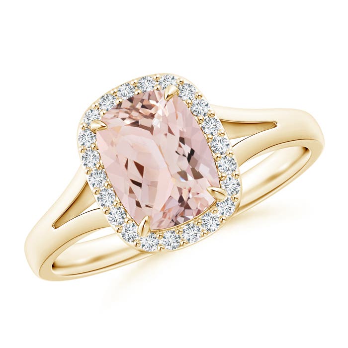 AAA - Morganite / 1.33 CT / 14 KT Yellow Gold