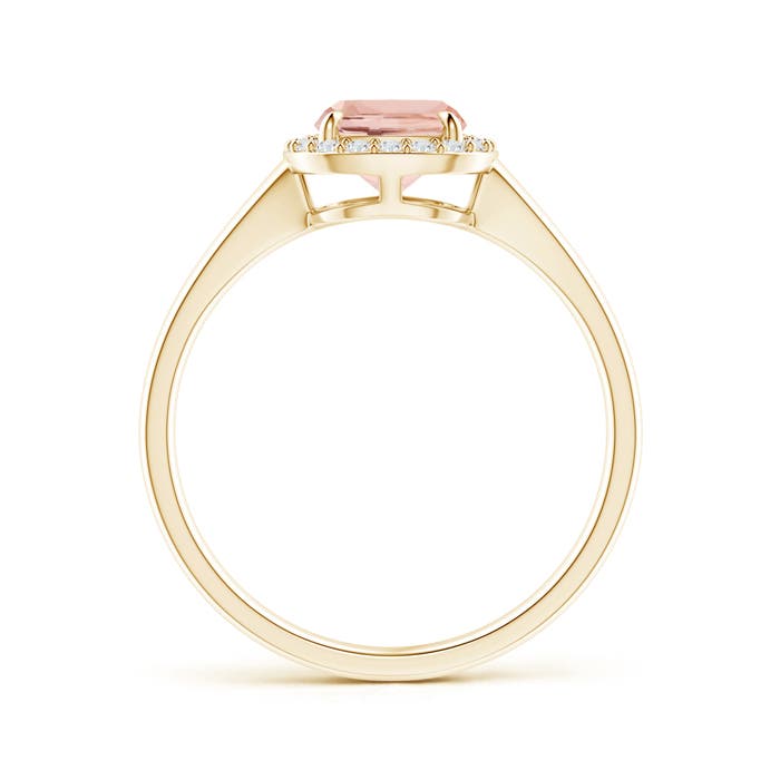 AAAA - Morganite / 1.33 CT / 14 KT Yellow Gold