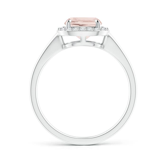 A - Morganite / 1.99 CT / 14 KT White Gold