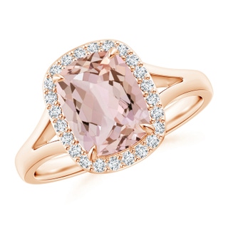 Cushion Rectangular AA Morganite