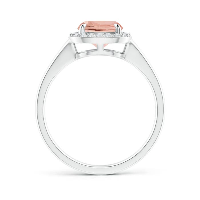 AAAA - Morganite / 1.99 CT / 14 KT White Gold