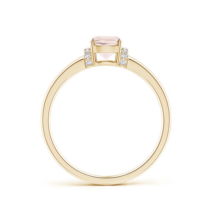 A - Morganite / 0.82 CT / 14 KT Yellow Gold