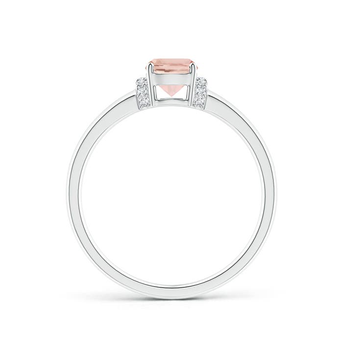 AAA - Morganite / 0.82 CT / 14 KT White Gold