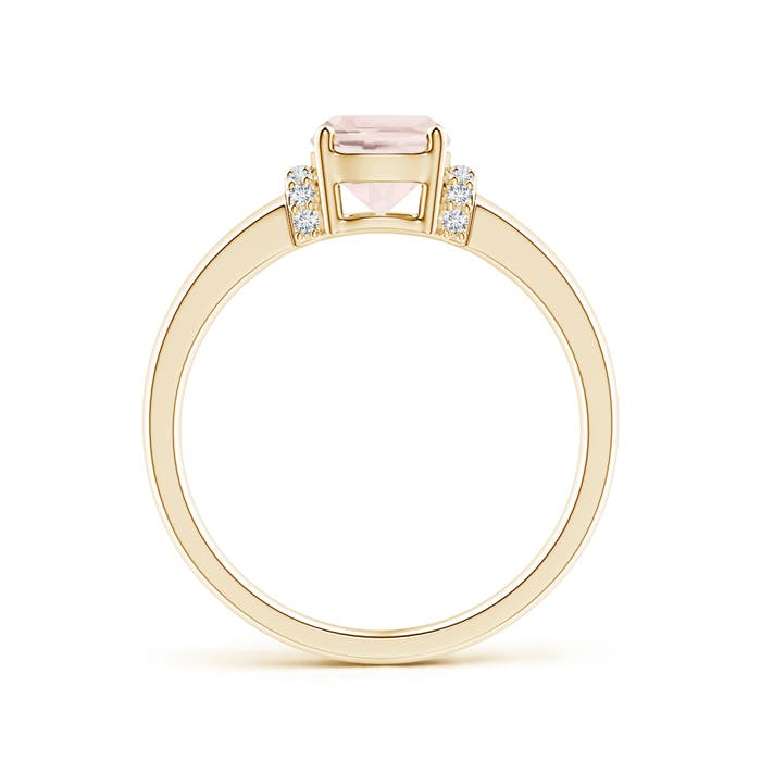 A - Morganite / 1.28 CT / 14 KT Yellow Gold