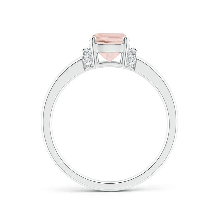 AA - Morganite / 1.28 CT / 14 KT White Gold