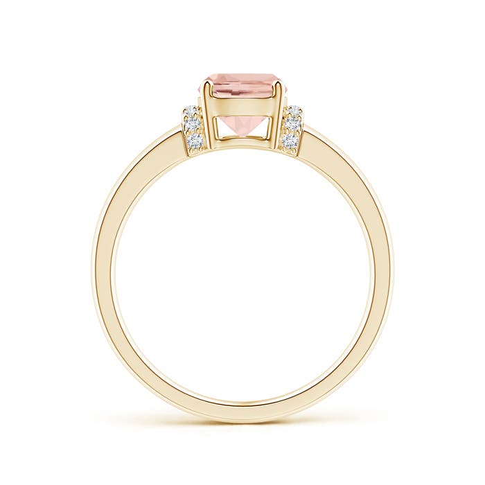 AAAA - Morganite / 1.28 CT / 14 KT Yellow Gold