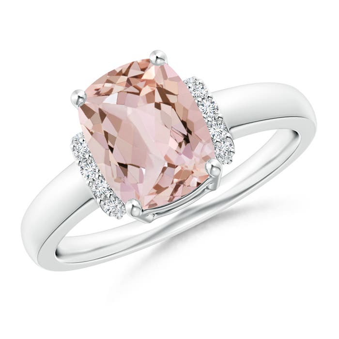 AA - Morganite / 1.91 CT / 14 KT White Gold