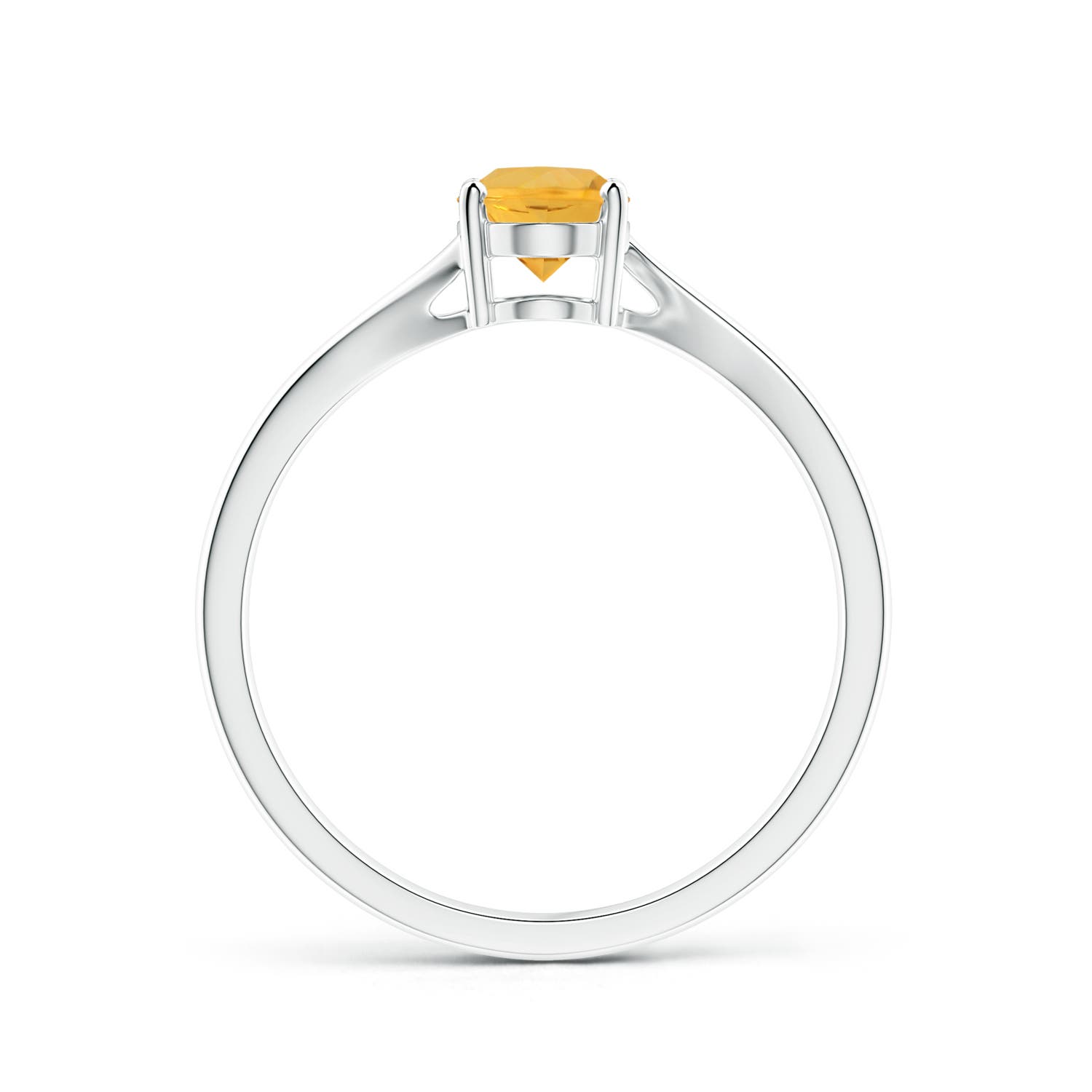 A - Fire Opal / 0.5 CT / 14 KT White Gold