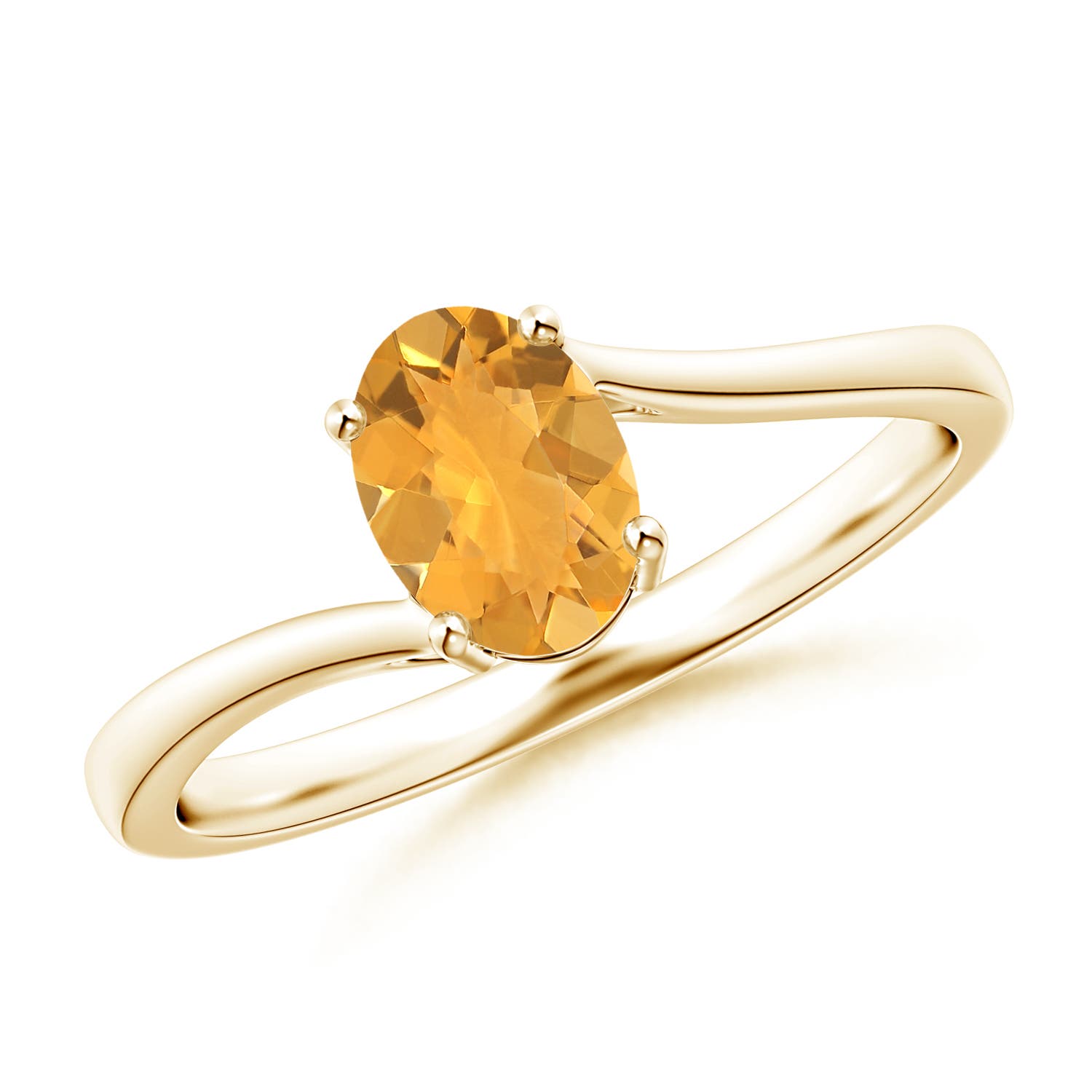 A - Fire Opal / 0.5 CT / 14 KT Yellow Gold