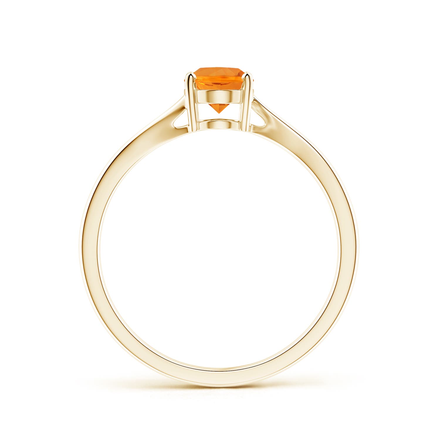 AA - Fire Opal / 0.5 CT / 14 KT Yellow Gold