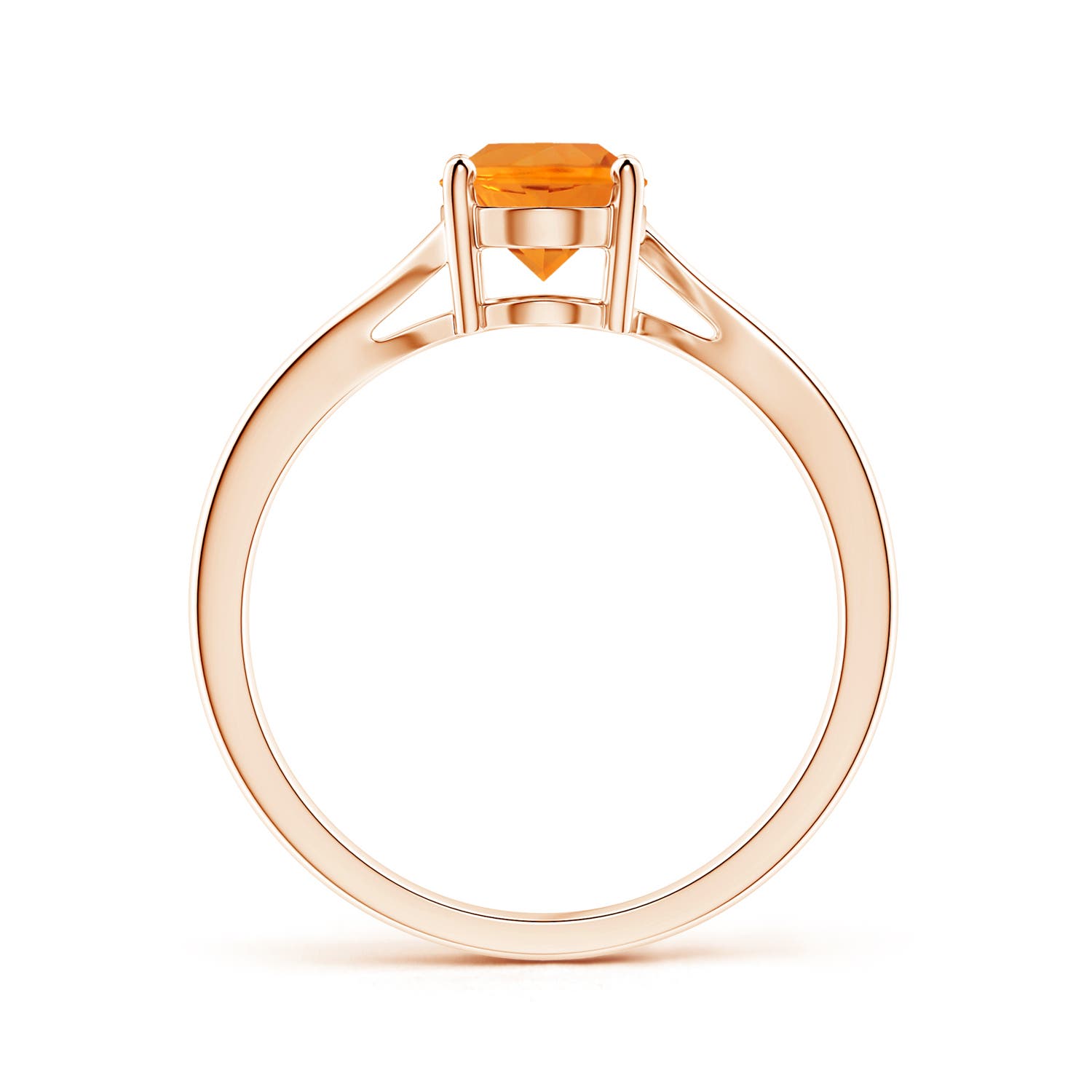 AA - Fire Opal / 0.8 CT / 14 KT Rose Gold