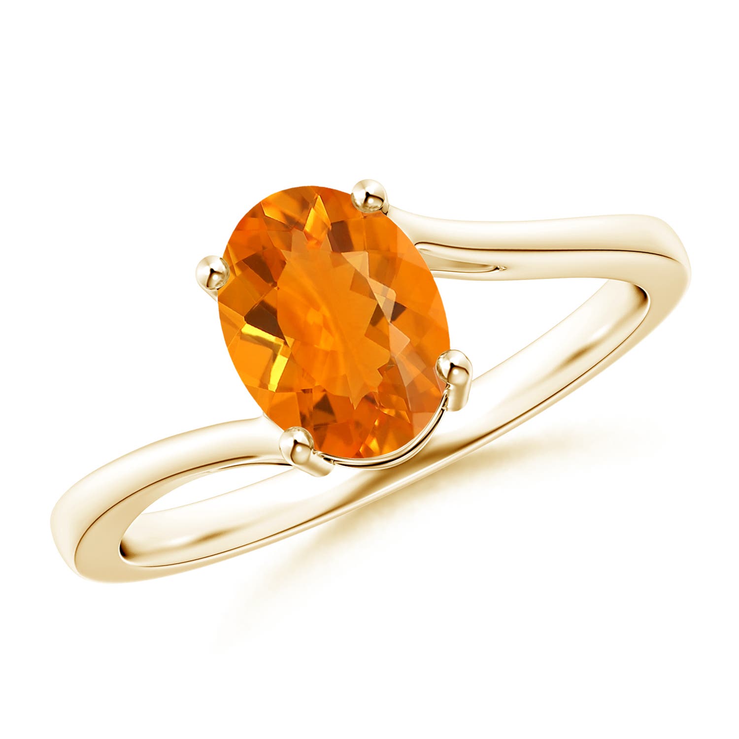 AA - Fire Opal / 0.8 CT / 14 KT Yellow Gold