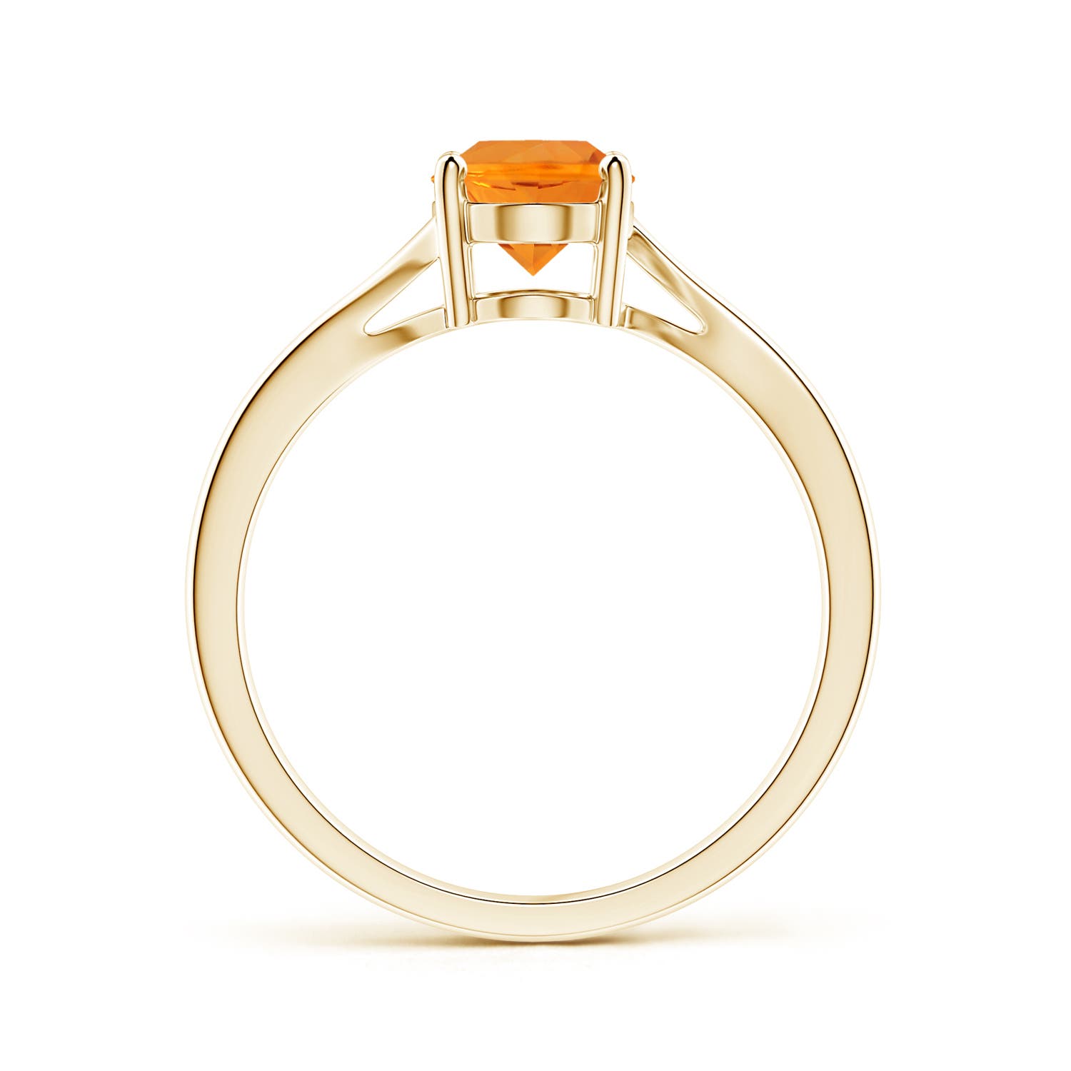 AA - Fire Opal / 0.8 CT / 14 KT Yellow Gold