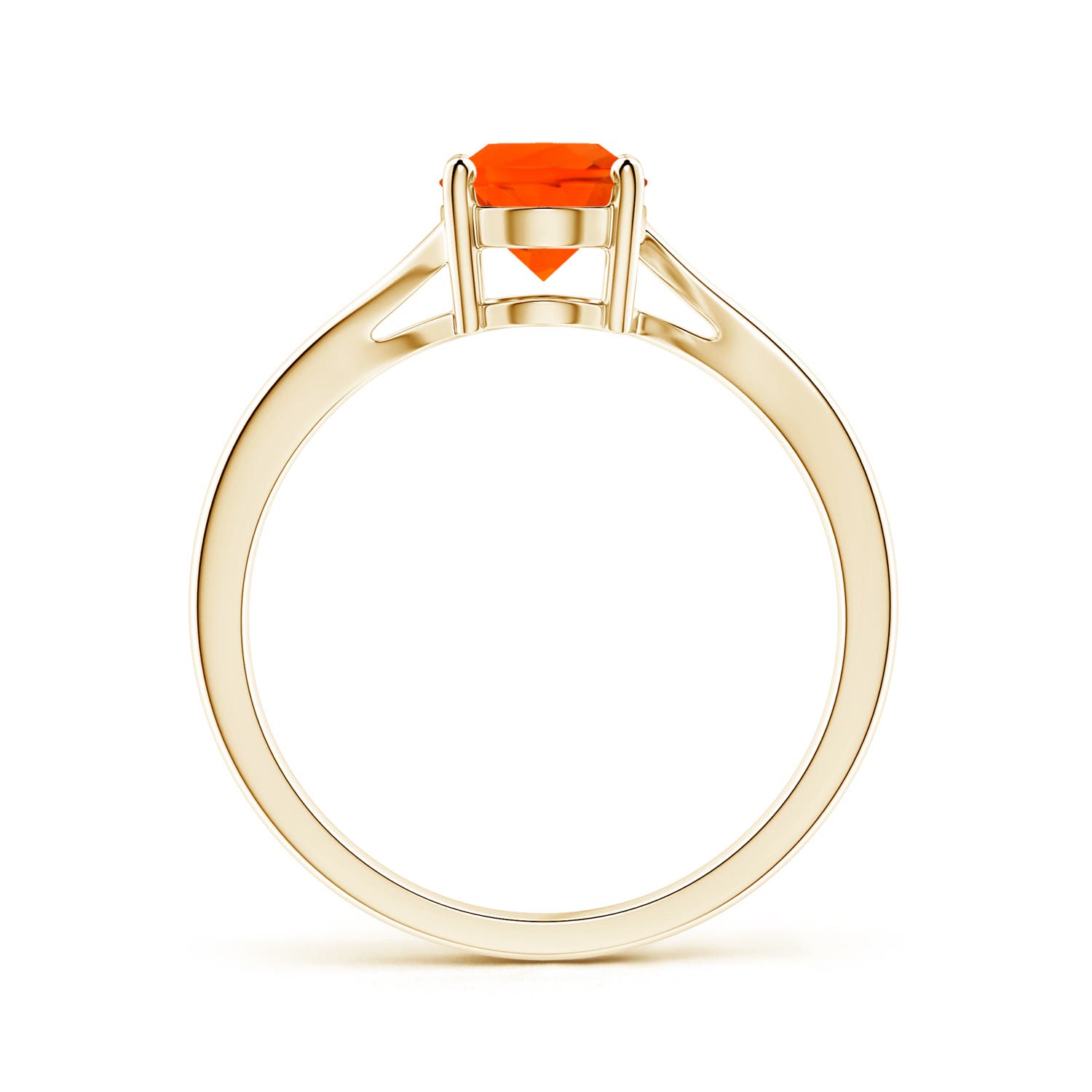 AAA - Fire Opal / 0.8 CT / 14 KT Yellow Gold