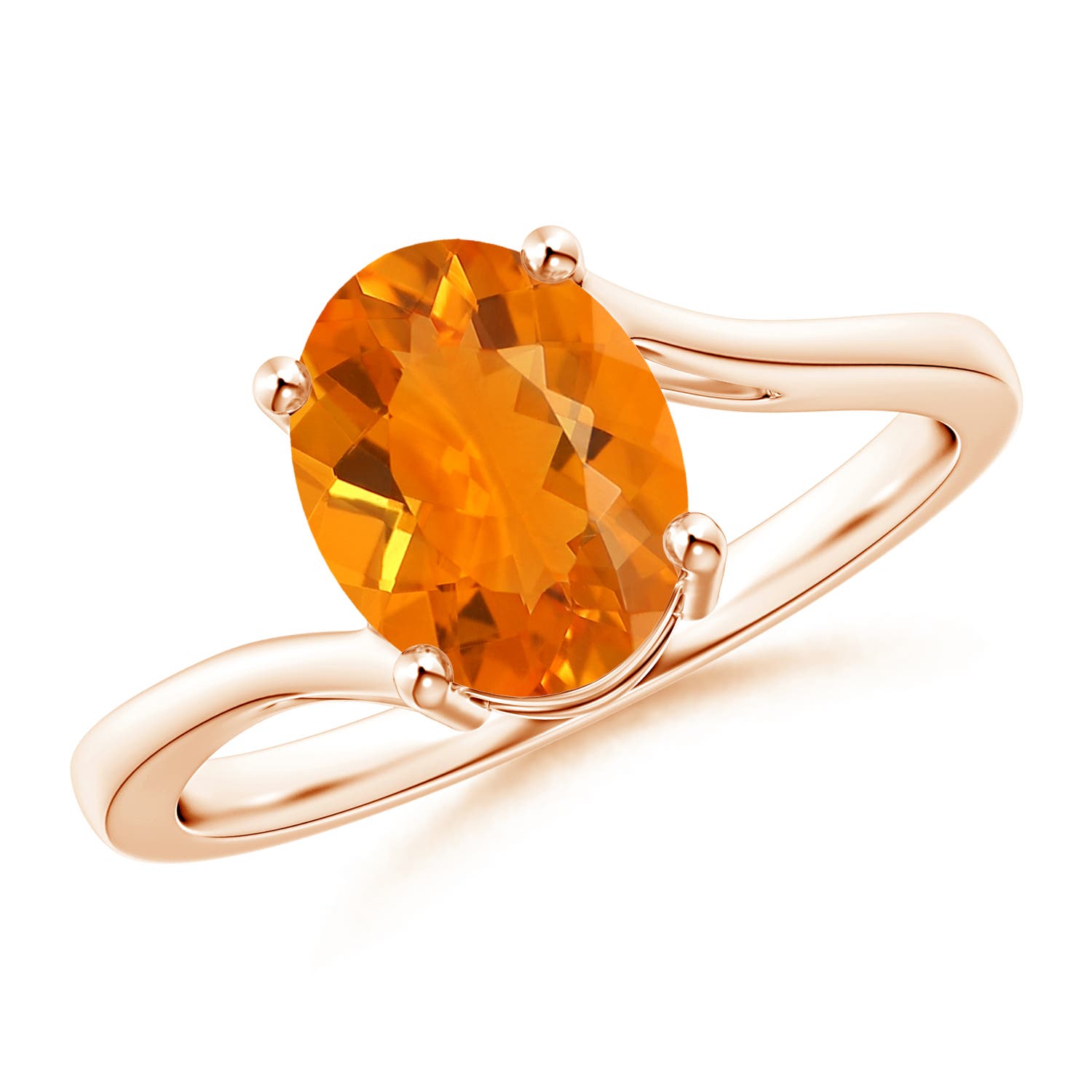 AA - Fire Opal / 1.1 CT / 14 KT Rose Gold