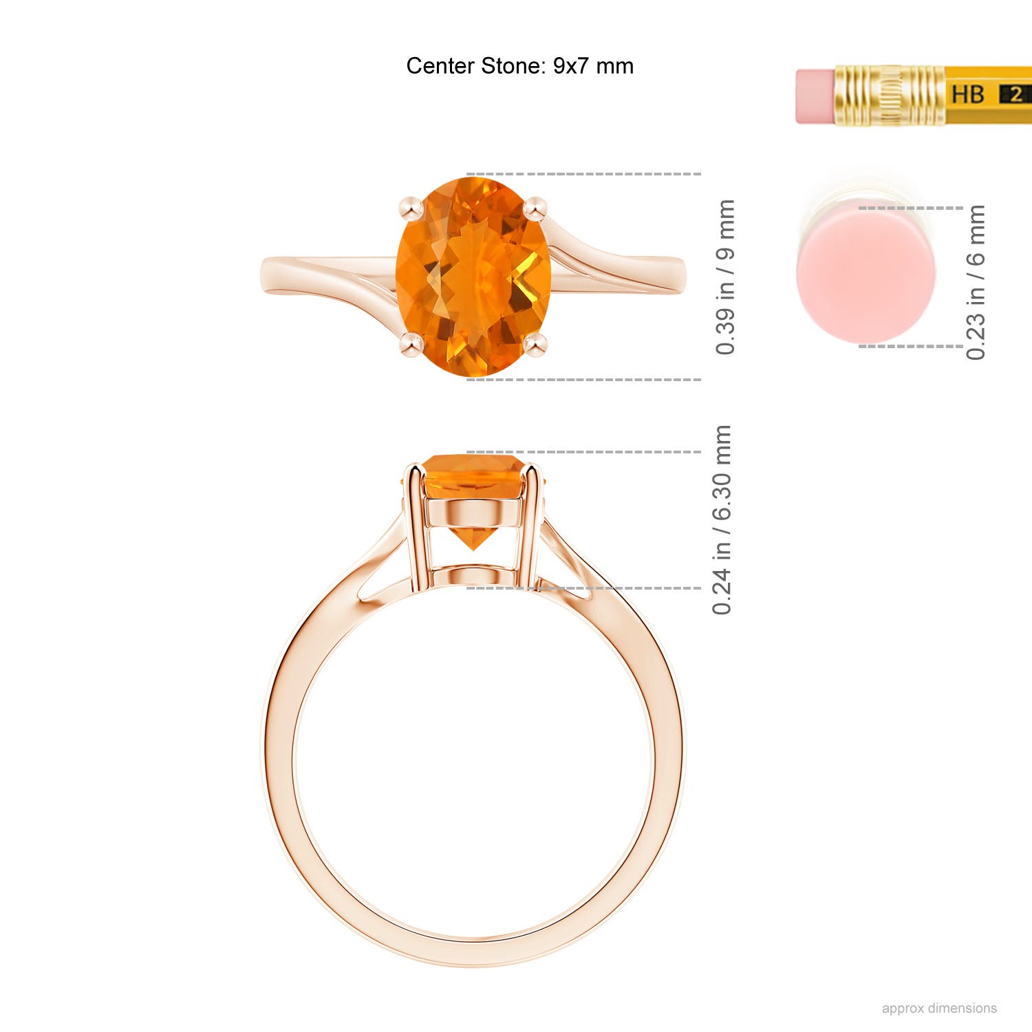 AA - Fire Opal / 1.1 CT / 14 KT Rose Gold