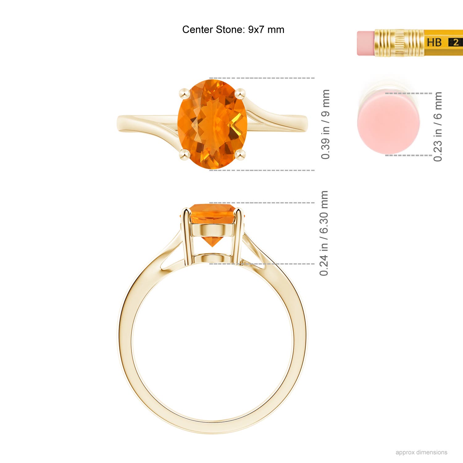 AA - Fire Opal / 1.1 CT / 14 KT Yellow Gold