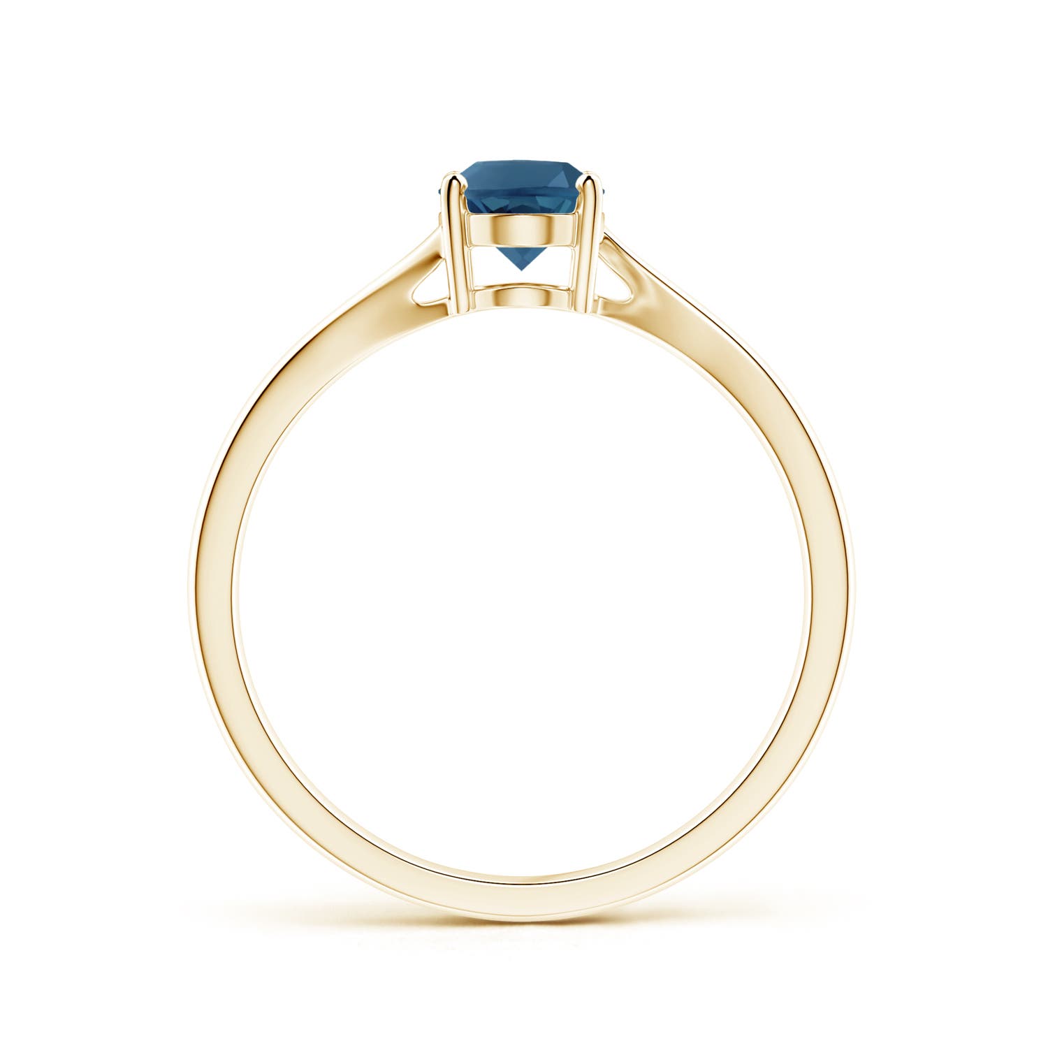 AA - London Blue Topaz / 0.95 CT / 14 KT Yellow Gold