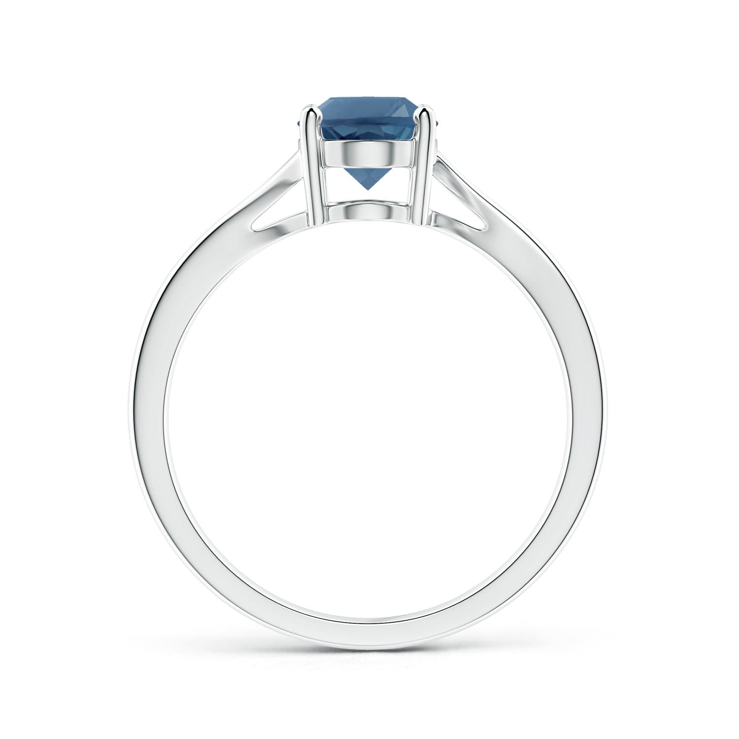 A - London Blue Topaz / 1.5 CT / 14 KT White Gold