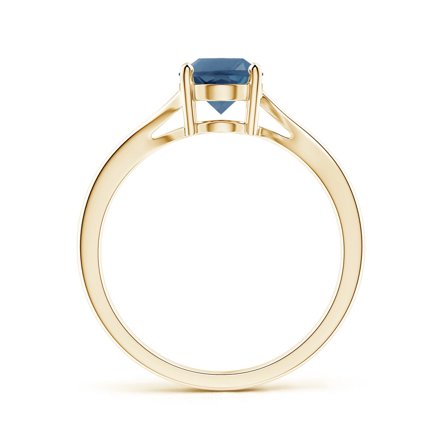 A - London Blue Topaz / 1.5 CT / 14 KT Yellow Gold