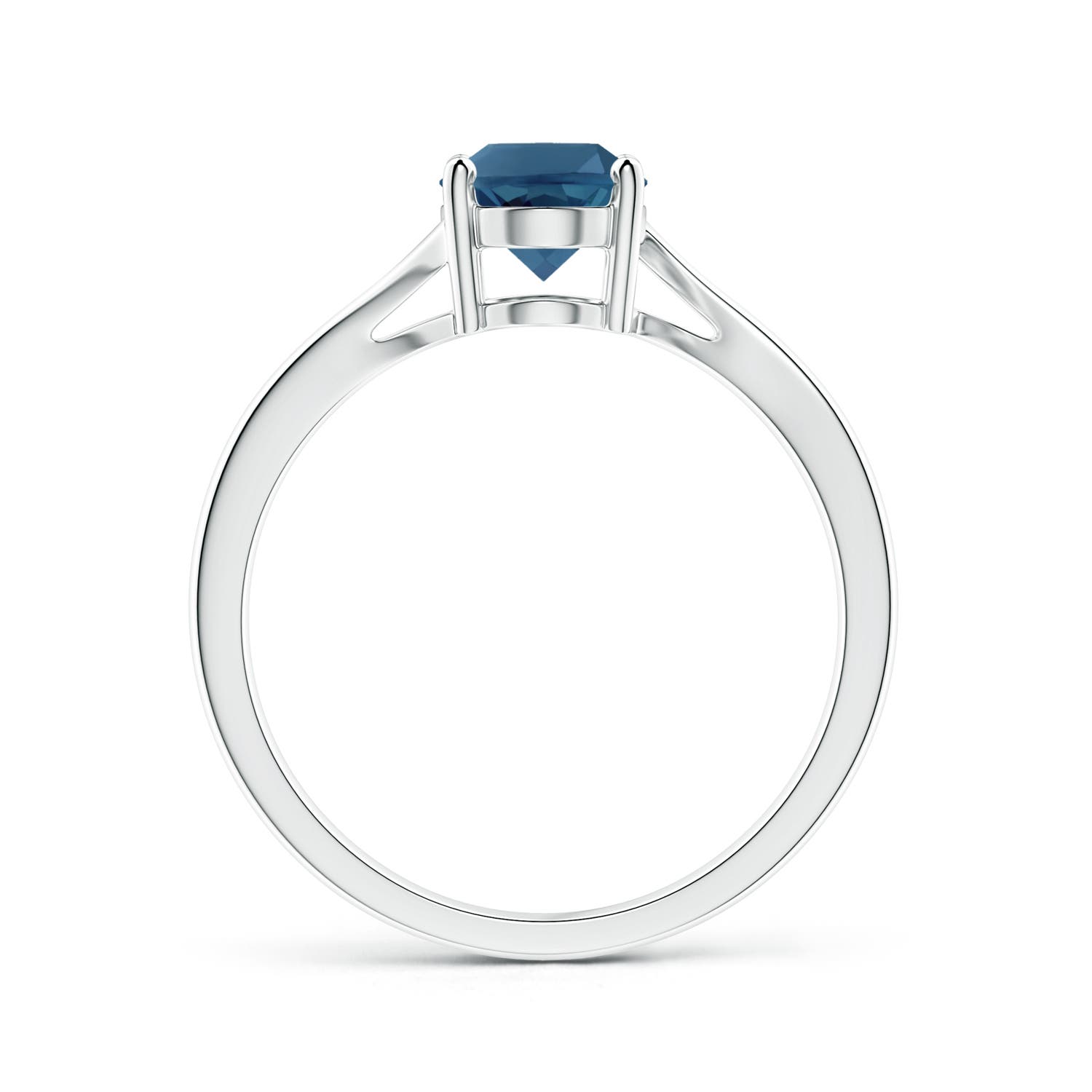 AA - London Blue Topaz / 1.5 CT / 14 KT White Gold