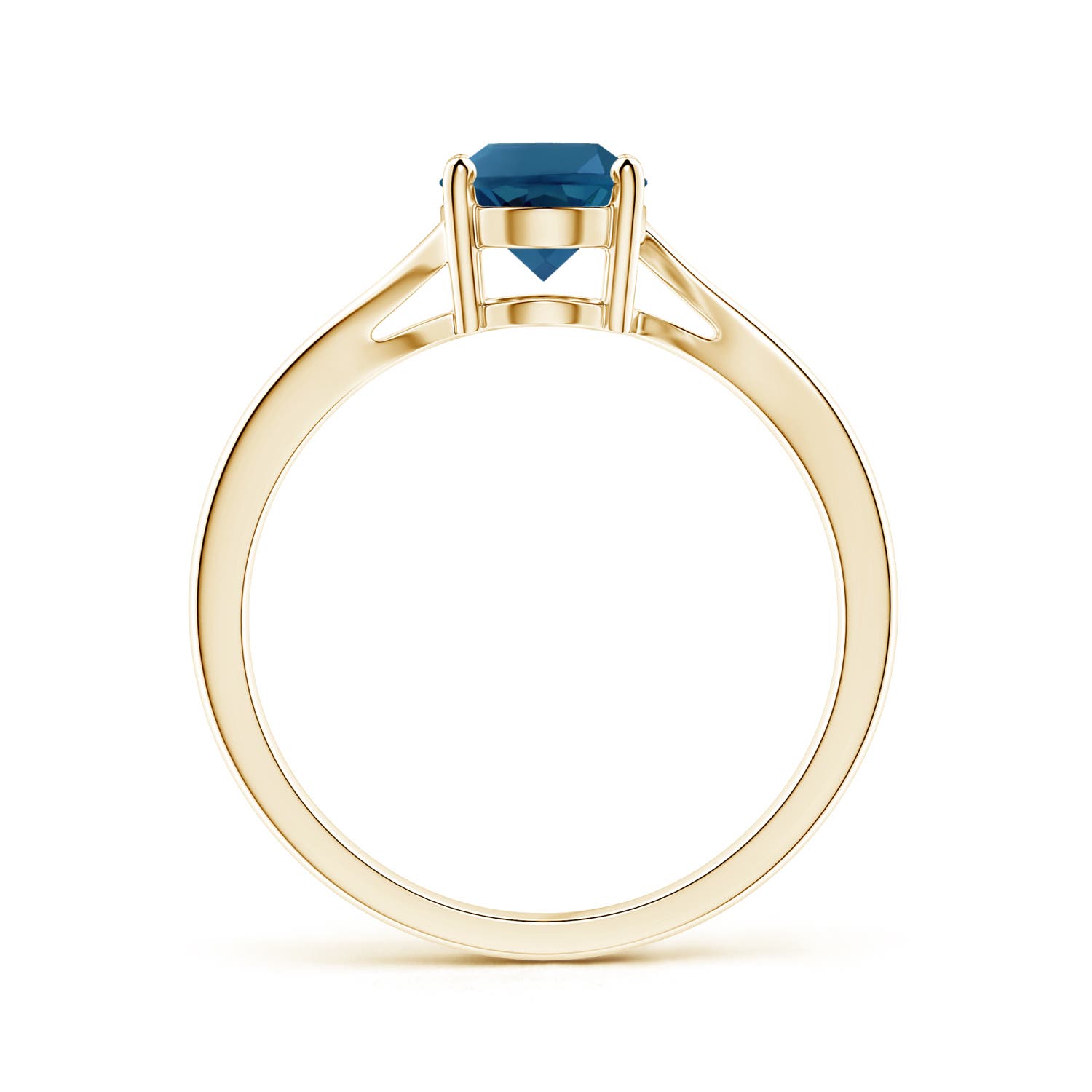 AAA - London Blue Topaz / 1.5 CT / 14 KT Yellow Gold