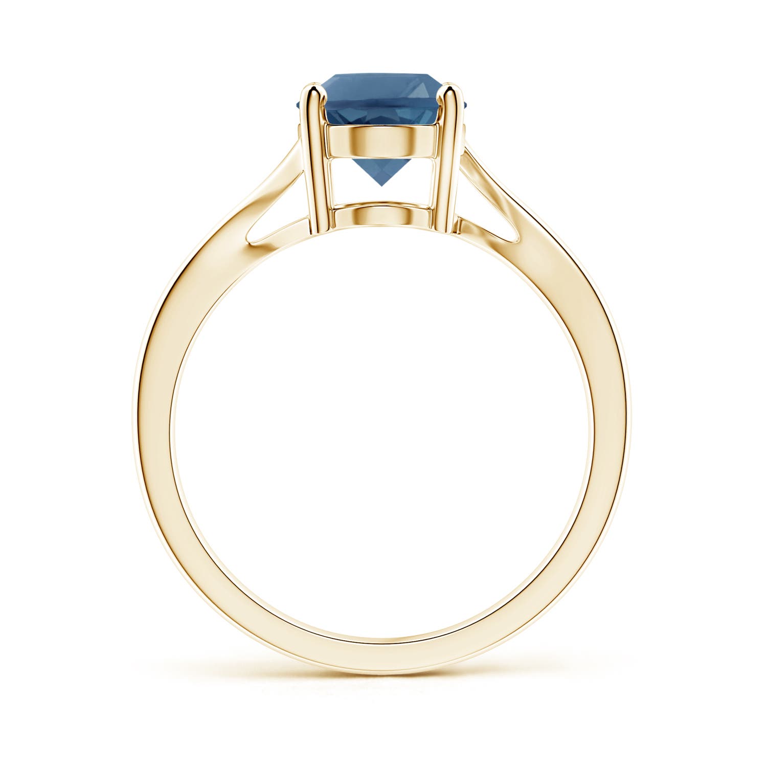 A - London Blue Topaz / 2.25 CT / 14 KT Yellow Gold