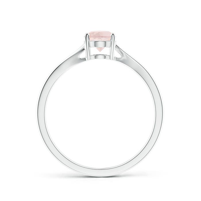 A - Morganite / 0.7 CT / 14 KT White Gold